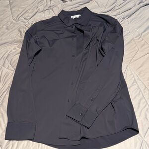 Zara Men's Dress Shirt - Charcoal